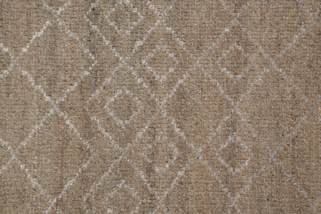 8.3 x 11.7 Modern Caramel Beige Handmade Rug #PIX-29179