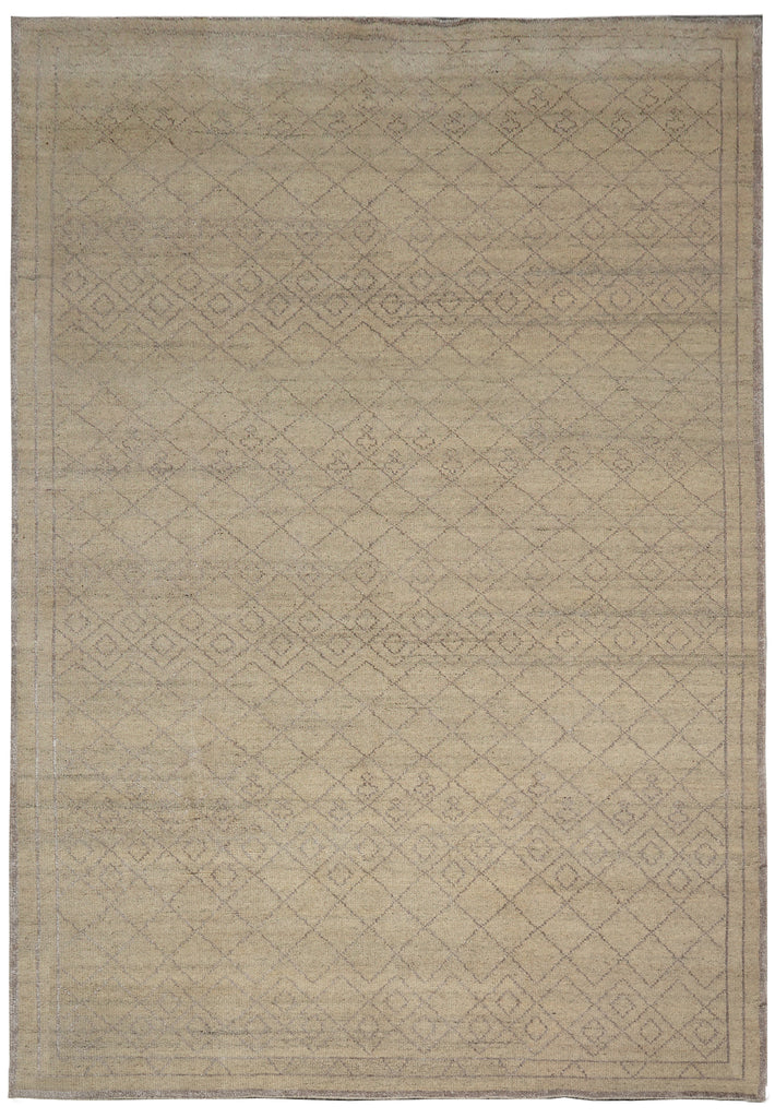 8 x 10 Gray Modern Handmade Rug #PIX-29101