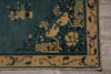 Load image into Gallery viewer, 7.0 x 9.7 Antique Art Deco Chinese Beging Rug Blue #F-4015