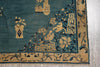 Load image into Gallery viewer, 7.0 x 9.7 Antique Art Deco Chinese Beging Rug Blue #F-4015