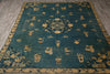 Load image into Gallery viewer, 7.0 x 9.7 Antique Art Deco Chinese Beging Rug Blue #F-4015