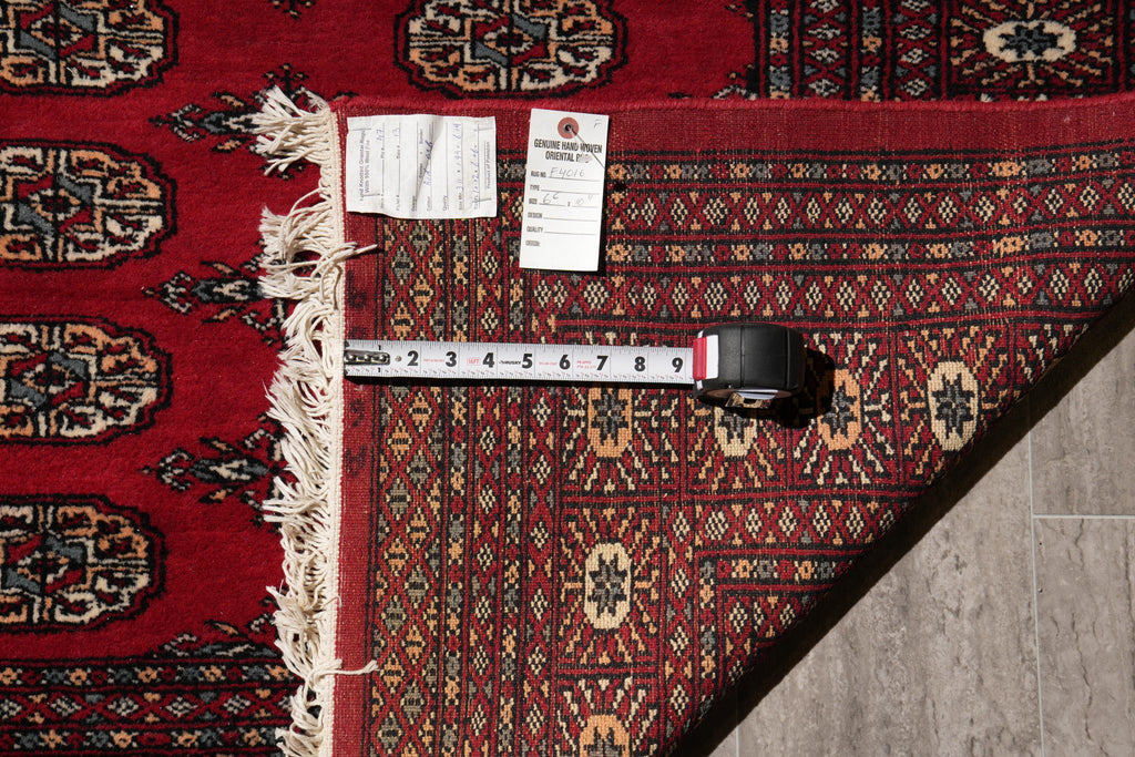 6.6 x 10.4 New Handmade Bokhara Rug Soft Wool  #F-4016