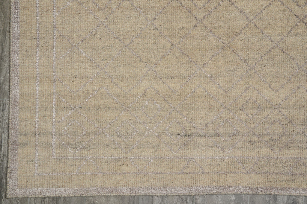 8 x 10 Gray Modern Handmade Rug #PIX-29101