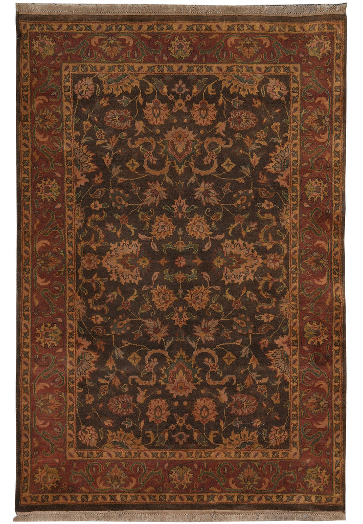 4 x 5.5 New Handmade Wool Jaipur Rug Reproduction Mahal