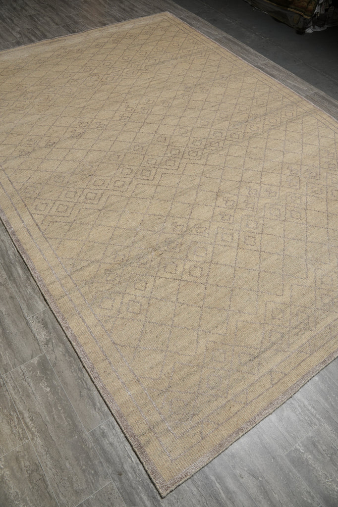 8 x 10 Gray Modern Handmade Rug #PIX-29101