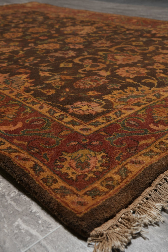 4 x 5.5 New Handmade Wool Jaipur Rug Reproduction Mahal #PIX-16836