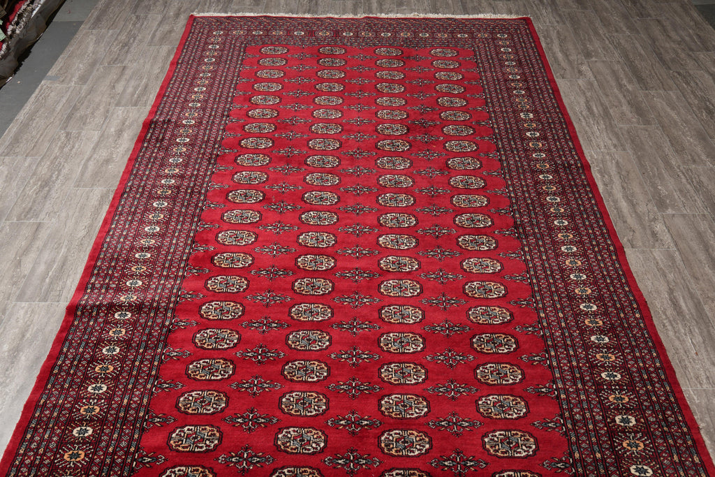 6.6 x 10.4 New Handmade Bokhara Rug Soft Wool  #F-4016