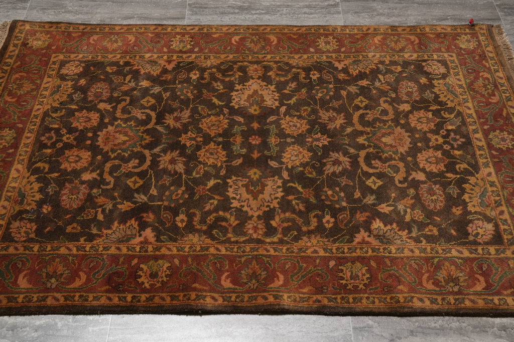 4 x 5.5 New Handmade Wool Jaipur Rug Reproduction Mahal #PIX-16836