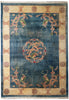 Load image into Gallery viewer, 8.6 x 11.8 Semi-Antique Chinese Art Deco Rug Dragon Friendship #F-4017