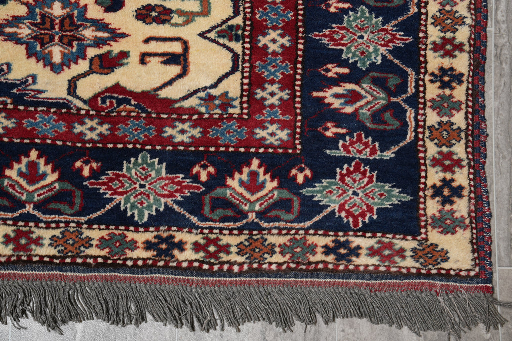 5.4 x 7.4 New Chechen Caucasion Rug Wool on Wool #F-4647