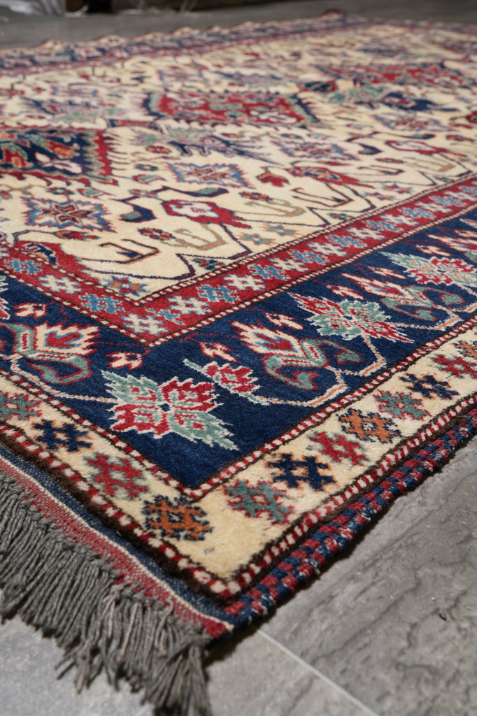 5.4 x 7.4 New Chechen Caucasion Rug Wool on Wool #F-4647