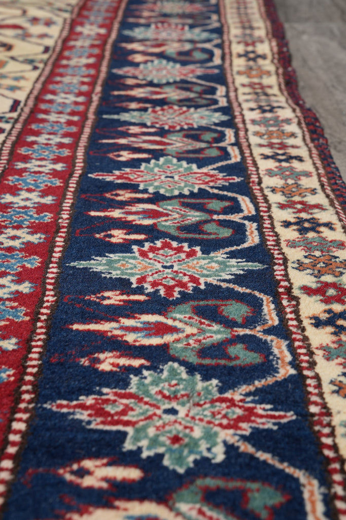 5.4 x 7.4 New Chechen Caucasion Rug Wool on Wool #F-4647