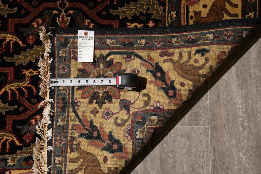 6.9 x 6.10 Feet Square Size New Handmade Wool Rug Animal Motifs #F-4018