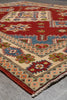 Load image into Gallery viewer, 5 x 6.5 Geometric Diamond Kazak Wool Rug #PIX-24200