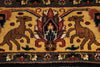 Load image into Gallery viewer, 6.9 x 6.10 Feet Square Size New Handmade Wool Rug Animal Motifs #F-4018