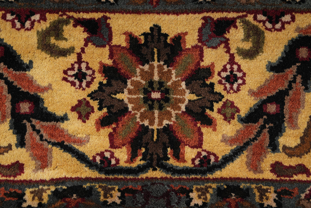 6.9 x 6.10 Feet Square Size New Handmade Wool Rug Animal Motifs #F-4018