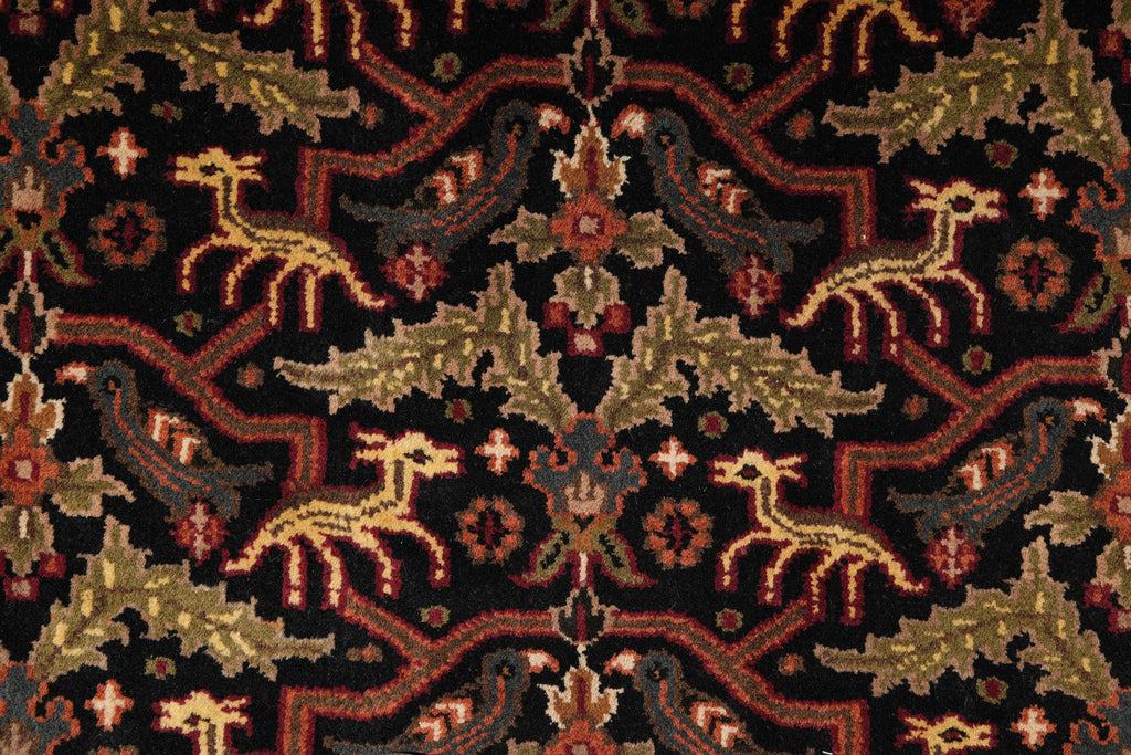 6.9 x 6.10 Feet Square Size New Handmade Wool Rug Animal Motifs #F-4018