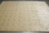 Load image into Gallery viewer, 8.8 x 12.5 Modern Beige Gold &amp; Ivory Handmade Rug #F-5422