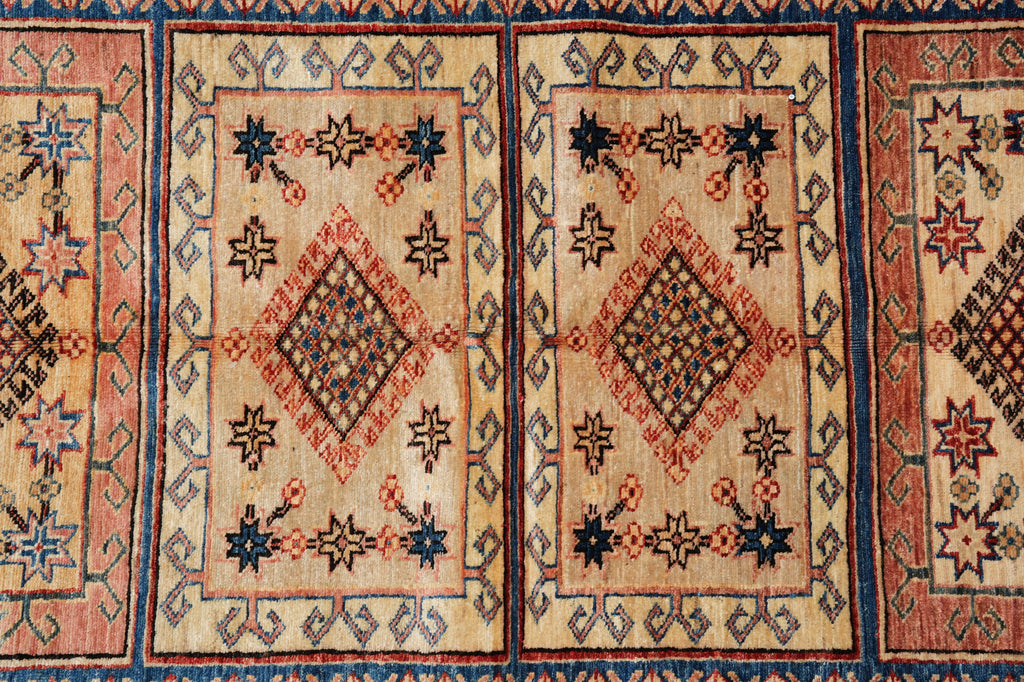 5.7 x 8 Super Kazak Rug Finer Silky Wool #PIX-24946
