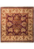 Load image into Gallery viewer, 6.0 x 6.0 SQUARE New Handmade Ziglar Rug Burgundy #F-4019