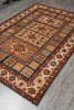 Load image into Gallery viewer, 5.7 x 8 Super Kazak Rug Finer Silky Wool #PIX-24946