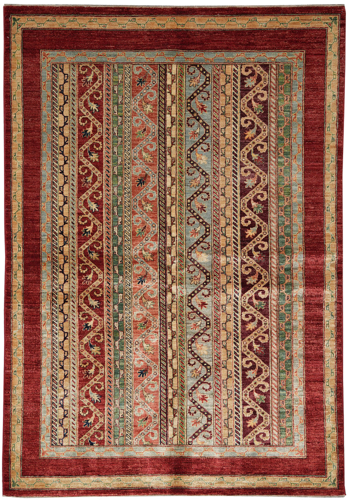 5 x 6.8 Fine Quality Silky Wool Zigler Rug