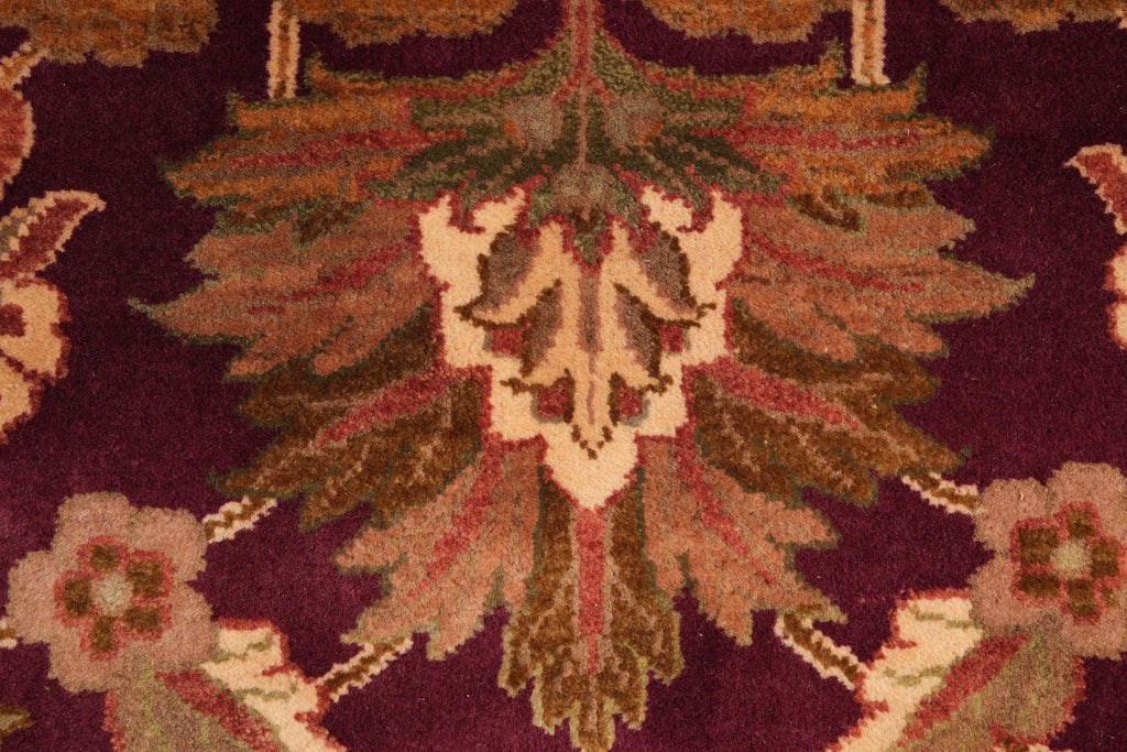 6.0 x 6.0 SQUARE New Handmade Ziglar Rug Burgundy #F-4019