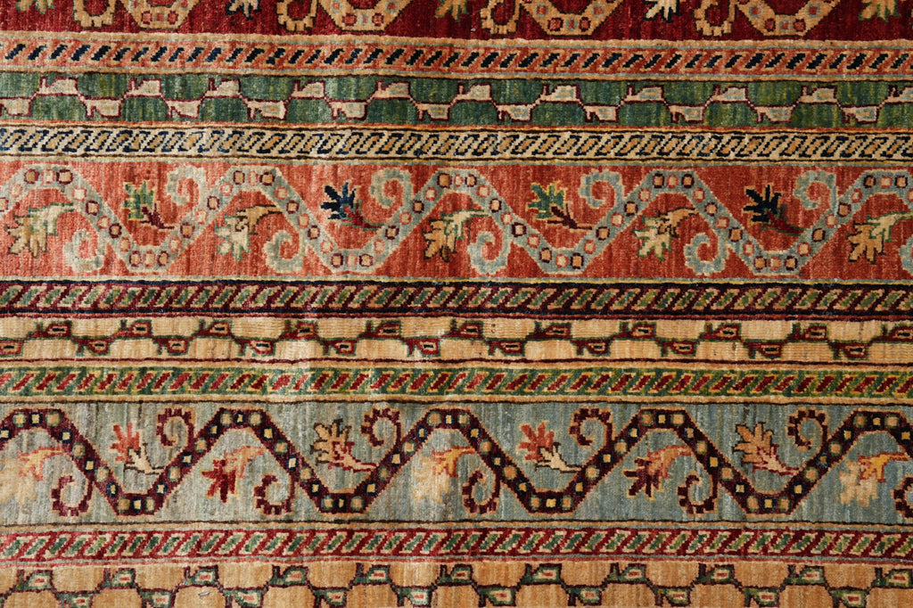 5 x 6.8 Fine Quality Silky Wool Zigler Rug #B-76109