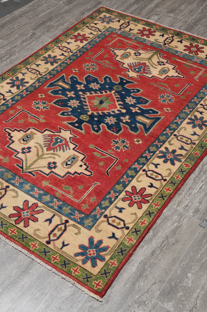 4 x 6 New Eagle Kazak Rug #PIX-28066