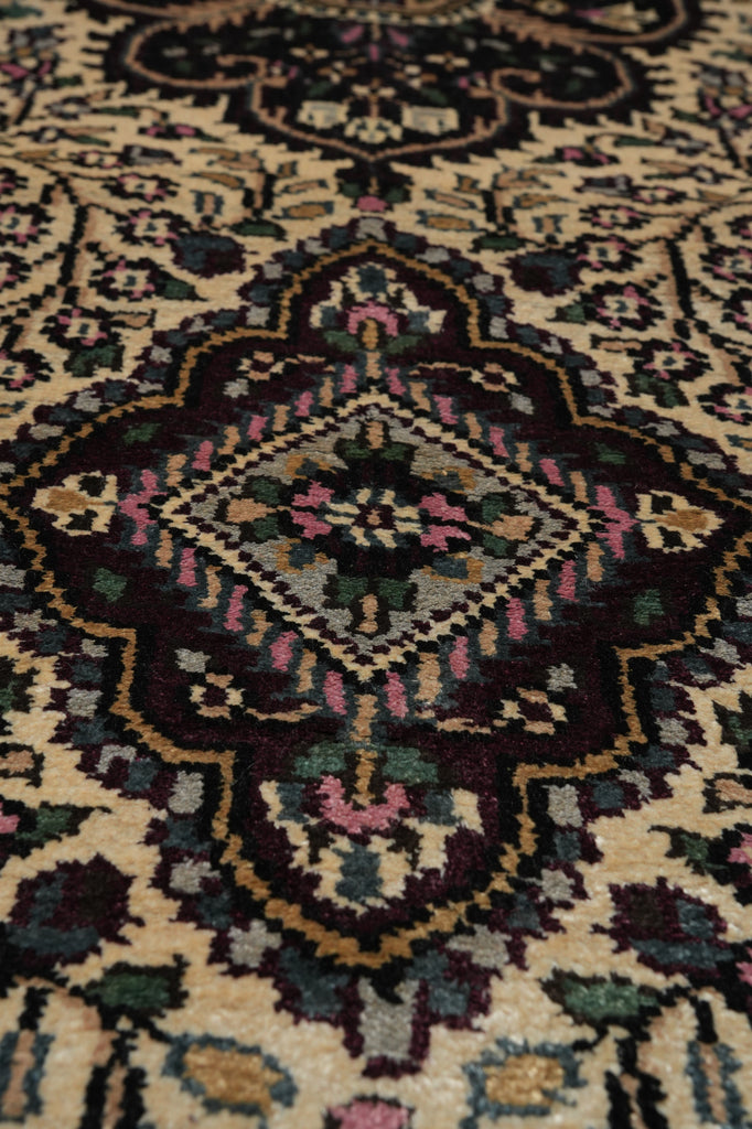 16' Feet Runner Kashmir Bamboo Silk Handmade #55043
