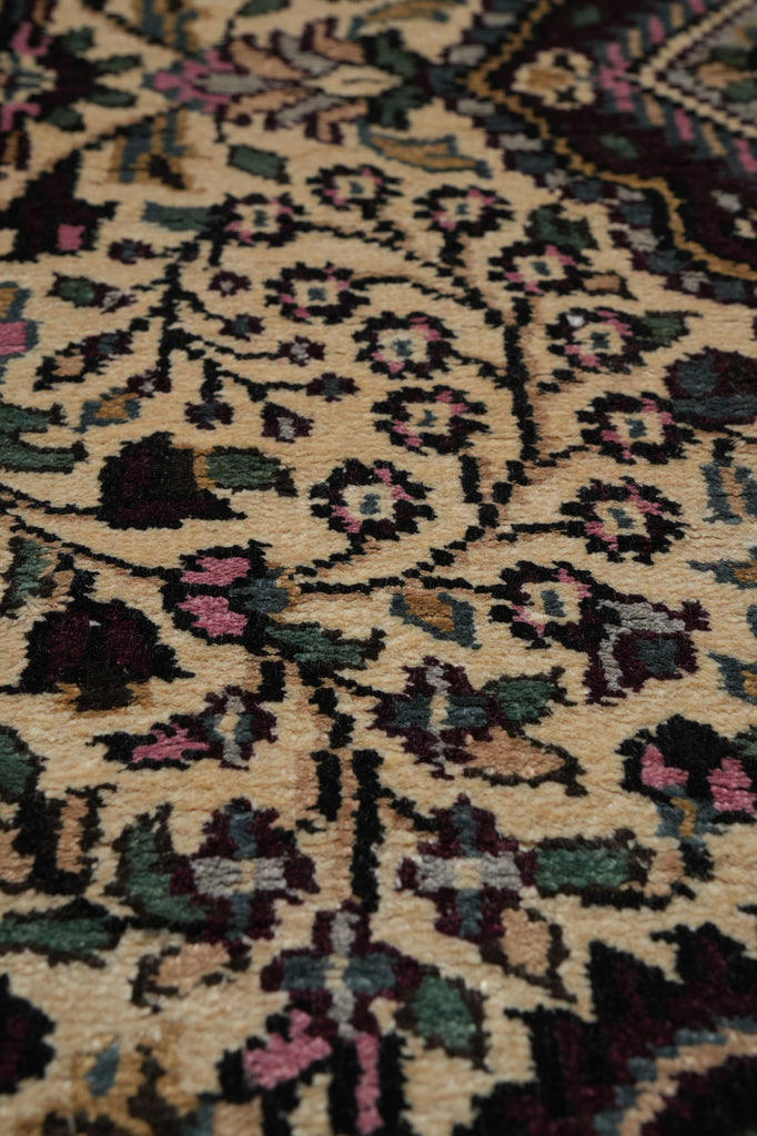 16' Feet Runner Kashmir Bamboo Silk Handmade #55043