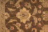 Load image into Gallery viewer, 5.9 x  6.0 Feet Square New Handmade Chobi Ziglar Pershawar Rug Brown #F-4021