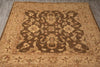 Load image into Gallery viewer, 5.9 x  6.0 Feet Square New Handmade Chobi Ziglar Pershawar Rug Brown #F-4021