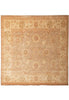 Load image into Gallery viewer, 5.5 x 6.0 Feet Square Chobi Peshawar New Rug  Brown Karmel #F-4022