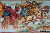 Load image into Gallery viewer, 3 x 4 Judaica Ten Commandments Silk Rug Handmade Hanging Art Carpet #60252