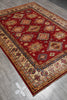 Load image into Gallery viewer, 6 x 8 New Super Kazak Shirvan Rug Handmade Afghanistan Fine Silky Wool #PIX-24992