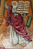 Load image into Gallery viewer, 3 x 4 Judaica Ten Commandments Silk Rug Handmade Hanging Art Carpet #60252