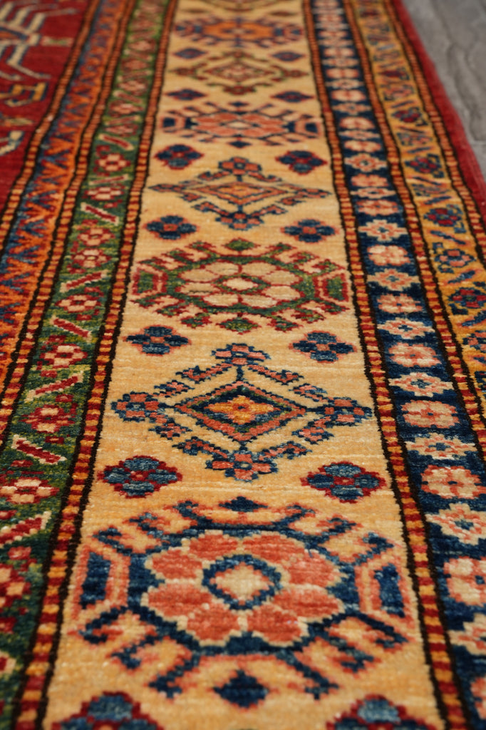 5.8 x 5.9 Square Handmade Wool Kazak Rug #PIX-24922