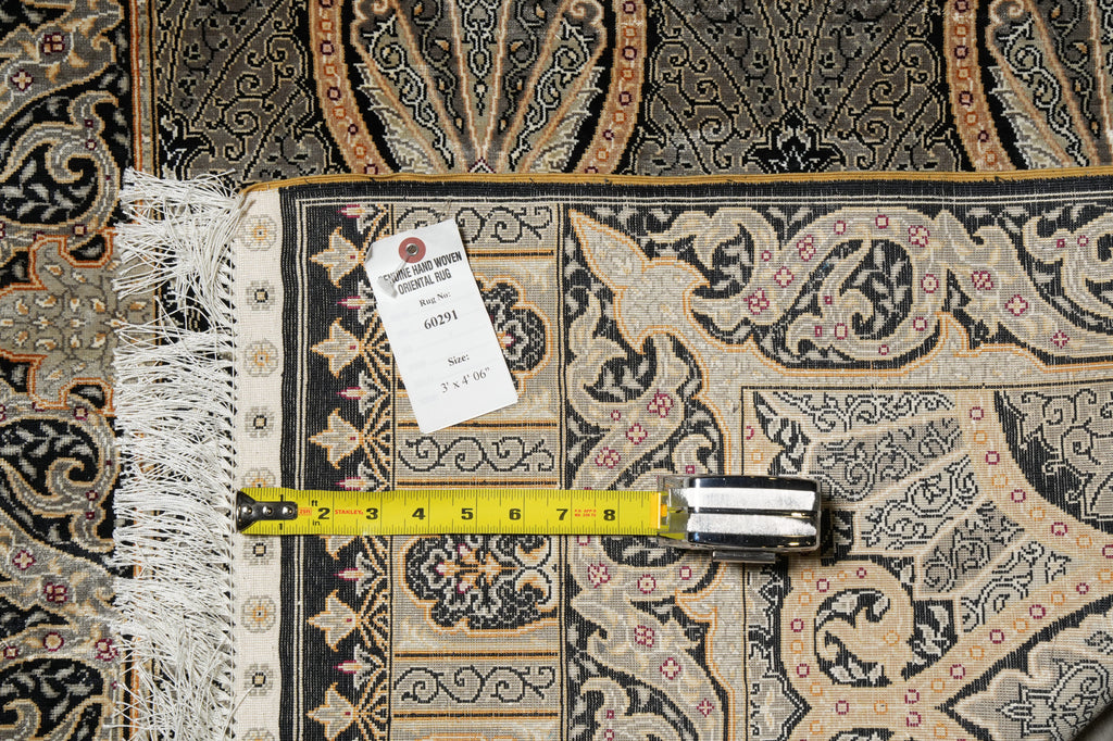 3 x 4 Pair of Silk Rugs  #60291