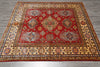 Load image into Gallery viewer, 5.8 x 5.9 Square Handmade Wool Kazak Rug #PIX-24922