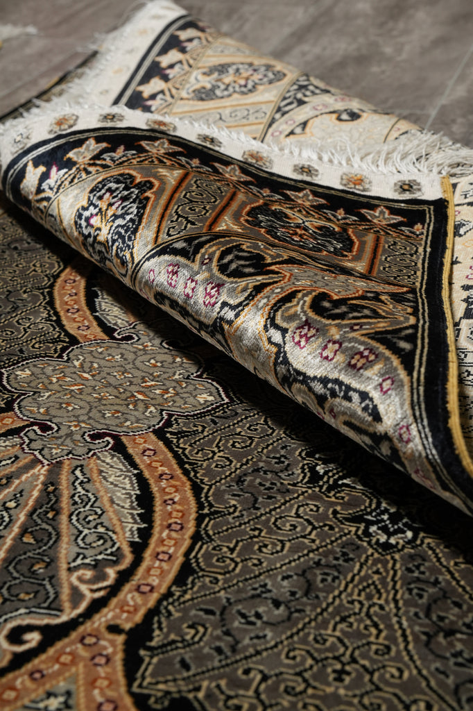 3 x 4 Pair of Silk Rugs  #60291