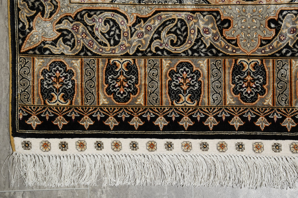 3 x 4 Pair of Silk Rugs  #60291