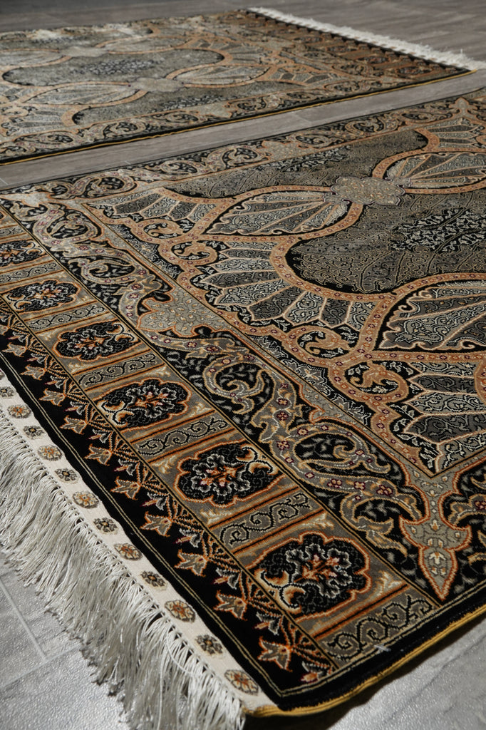 3 x 4 Pair of Silk Rugs  #60291