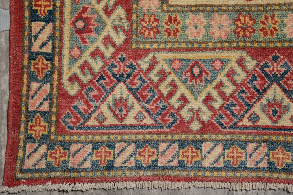 6 x 9.4 New Kazak Caucasion Shirvan Carpet Handmade Afghanistan #B-77280