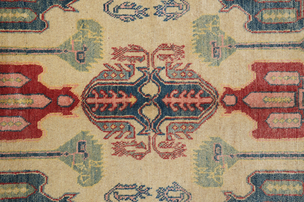 6 x 9.4 New Kazak Caucasion Shirvan Carpet Handmade Afghanistan #B-77280