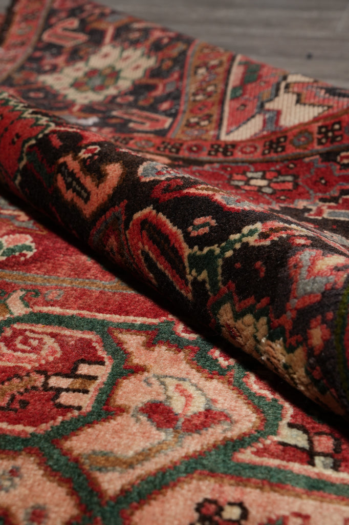 8.5 x 11.9 Old Persian Heriz Tribal Rug #F-4648