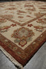 Load image into Gallery viewer, 9.3 x 13 New Handmade Agra Rug Natural Wool Vegie Dye #16193