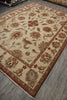 Load image into Gallery viewer, 9.3 x 13 New Handmade Agra Rug Natural Wool Vegie Dye #16193