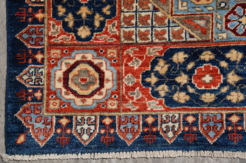5 x 6.9  Quality Mamlook Handmade Afghanistan Rug Multi Colors #PIX-29308