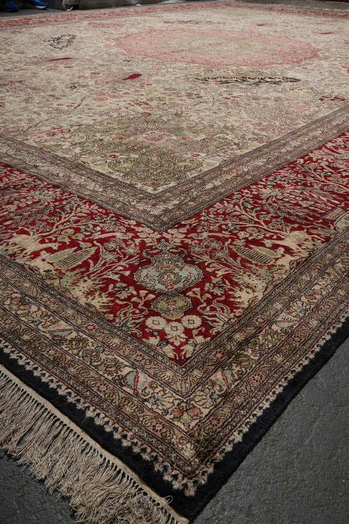 14 x 20 Masterpiece Art Of Hand SILK Rug Amazing Details High Workmanship #PIX-13029